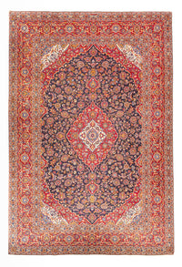 Alfombra persa - Keshan - 405 x 298 cm - rojo claro