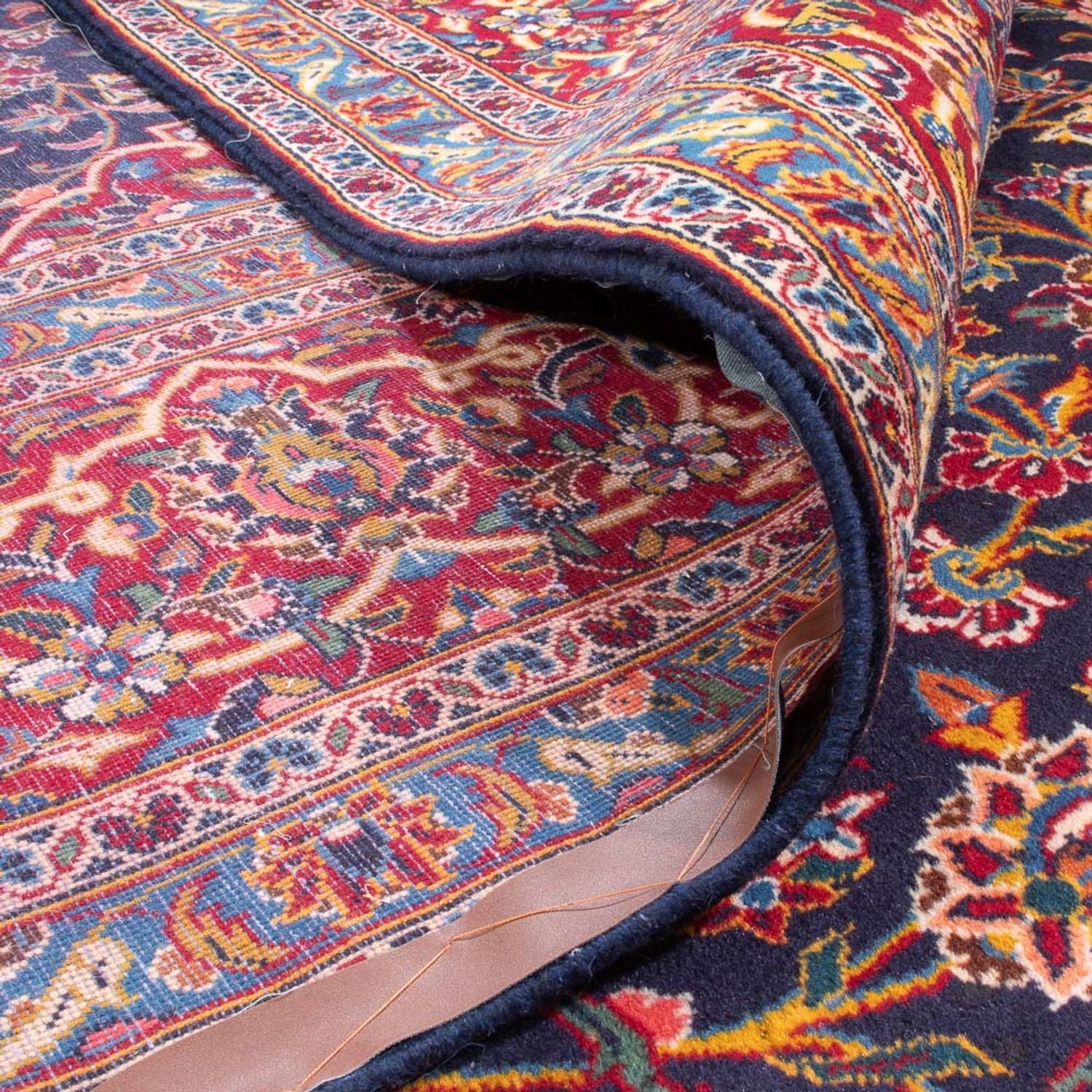 Alfombra persa - Keshan - 405 x 298 cm - rojo claro