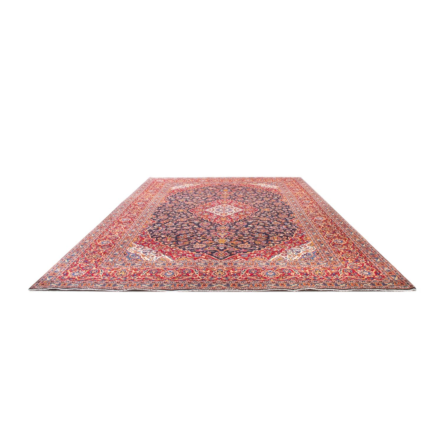 Alfombra persa - Keshan - 405 x 298 cm - rojo claro