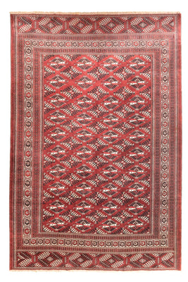 Alfombra Turkaman - 390 x 280 cm - rojo