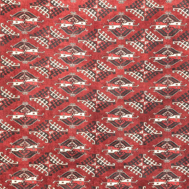 Alfombra Turkaman - 390 x 280 cm - rojo