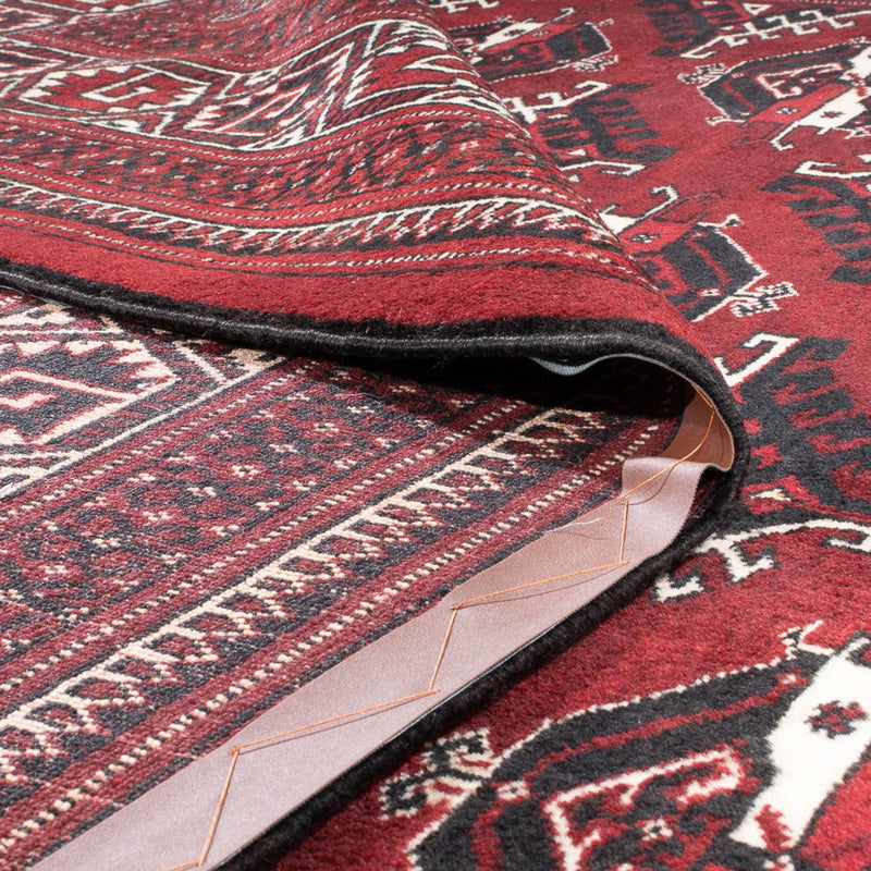 Alfombra Turkaman - 390 x 280 cm - rojo