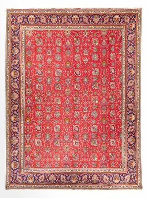 Alfombra persa - Tabriz - 390 x 295 cm - rojo