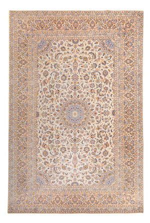 Alfombra persa - Keshan cuadrado  - 415 x 395 cm - arena