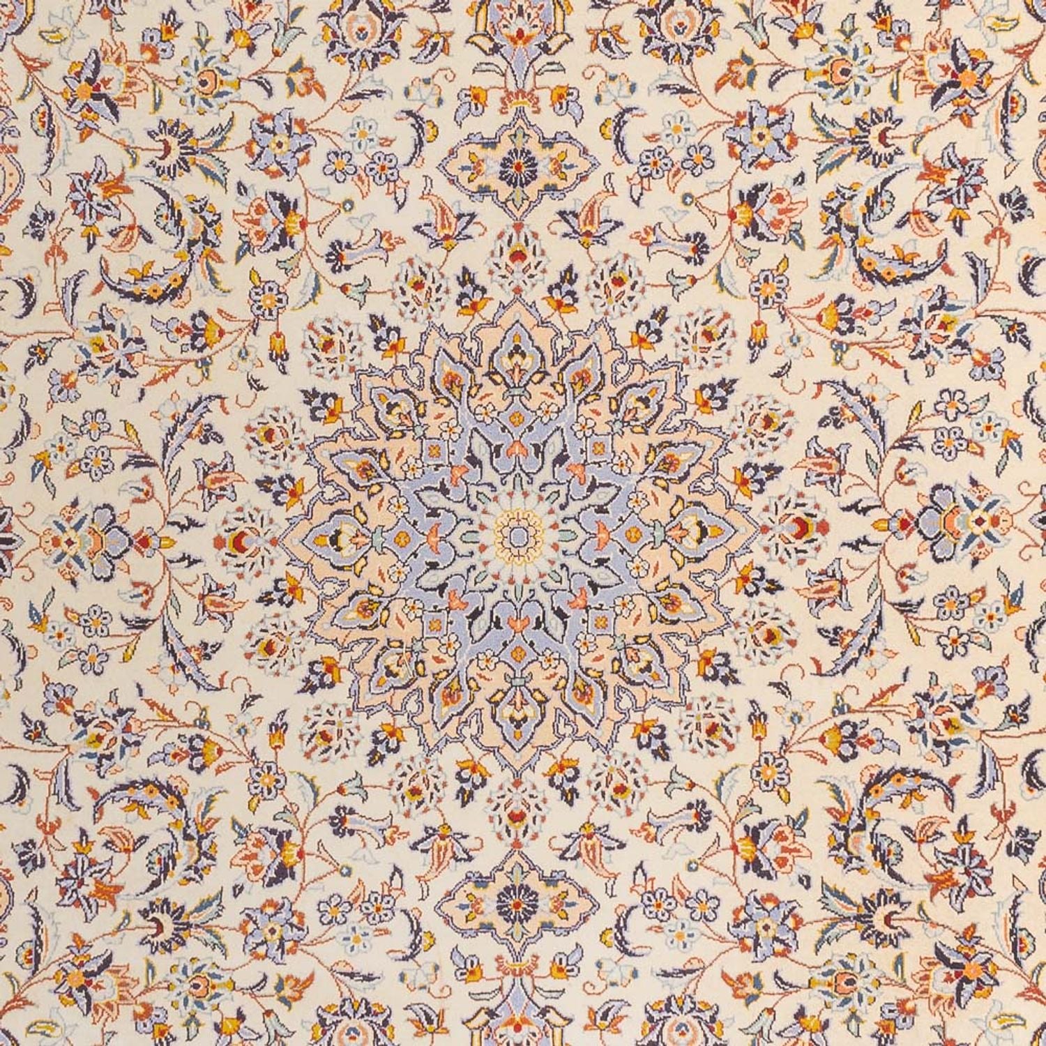 Alfombra persa - Keshan cuadrado  - 415 x 395 cm - arena
