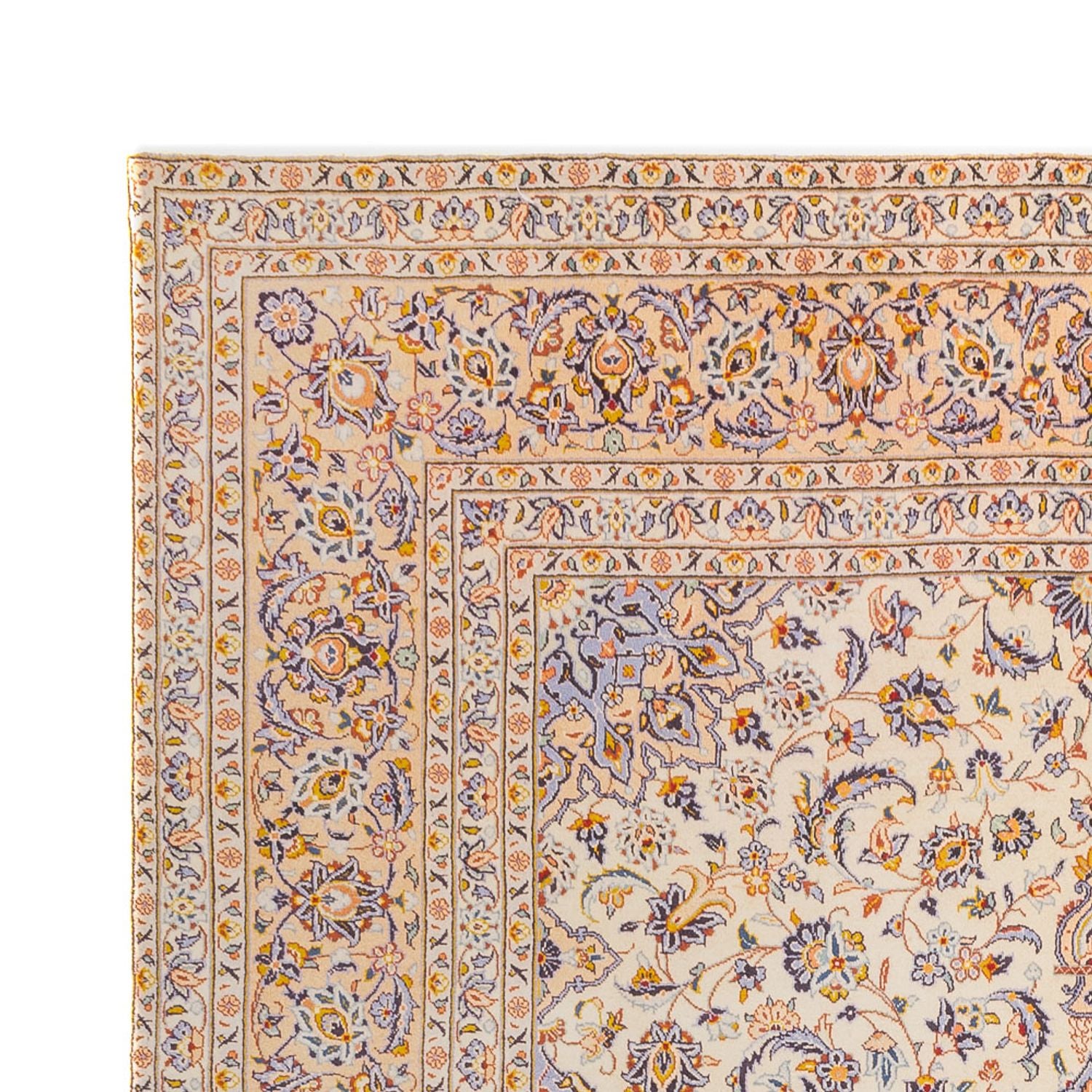 Alfombra persa - Keshan cuadrado  - 415 x 395 cm - arena