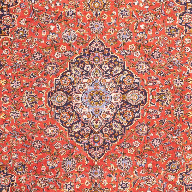 Alfombra persa - Keshan - 385 x 305 cm - rojo claro