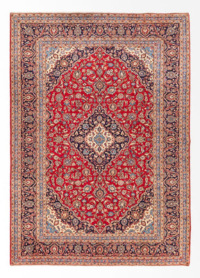 Alfombra persa - Keshan - 355 x 255 cm - rojo