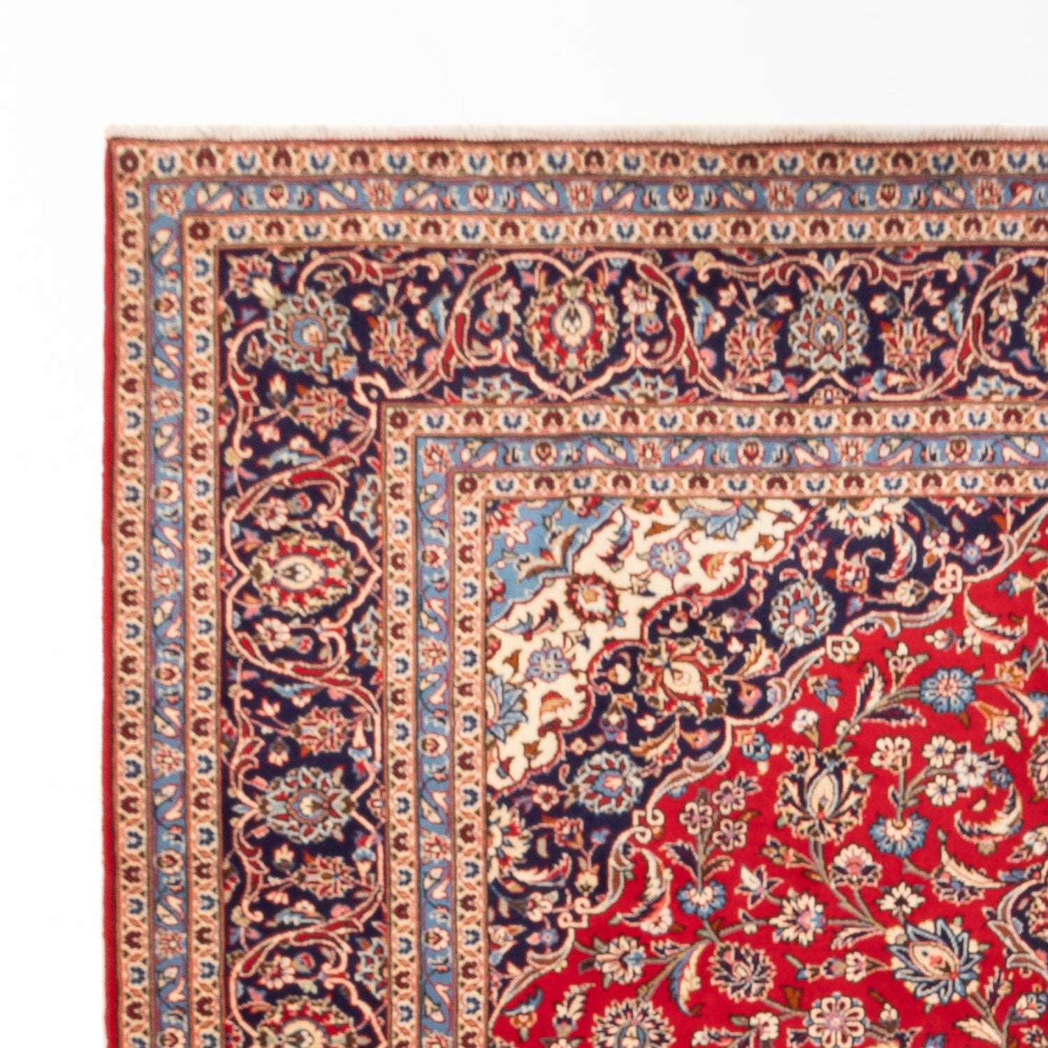 Alfombra persa - Keshan - 355 x 255 cm - rojo