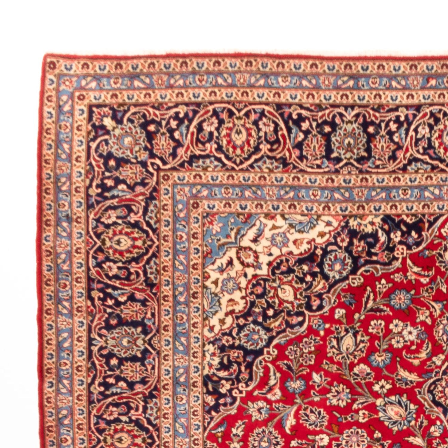 Alfombra persa - Keshan - 352 x 250 cm - rojo