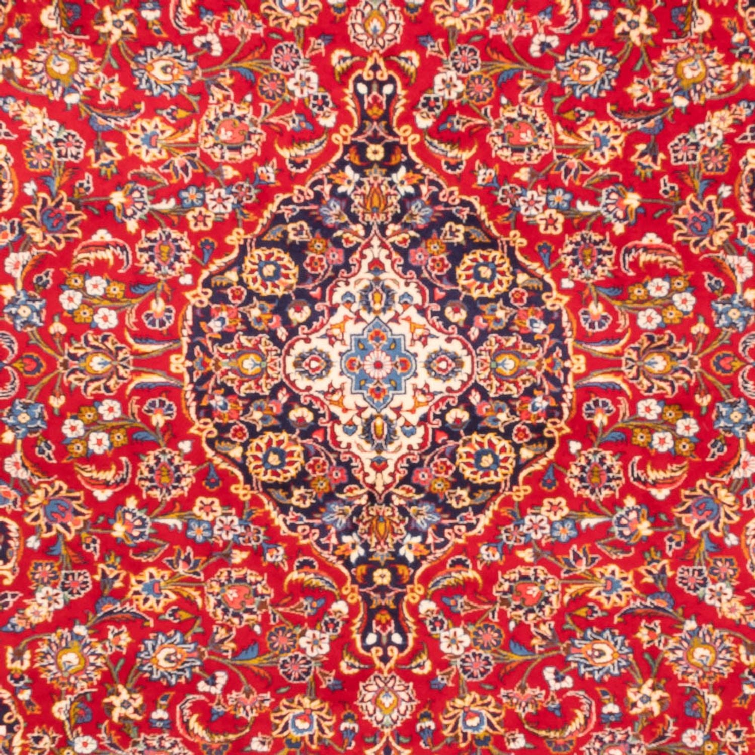 Alfombra persa - Keshan - 357 x 255 cm - rojo