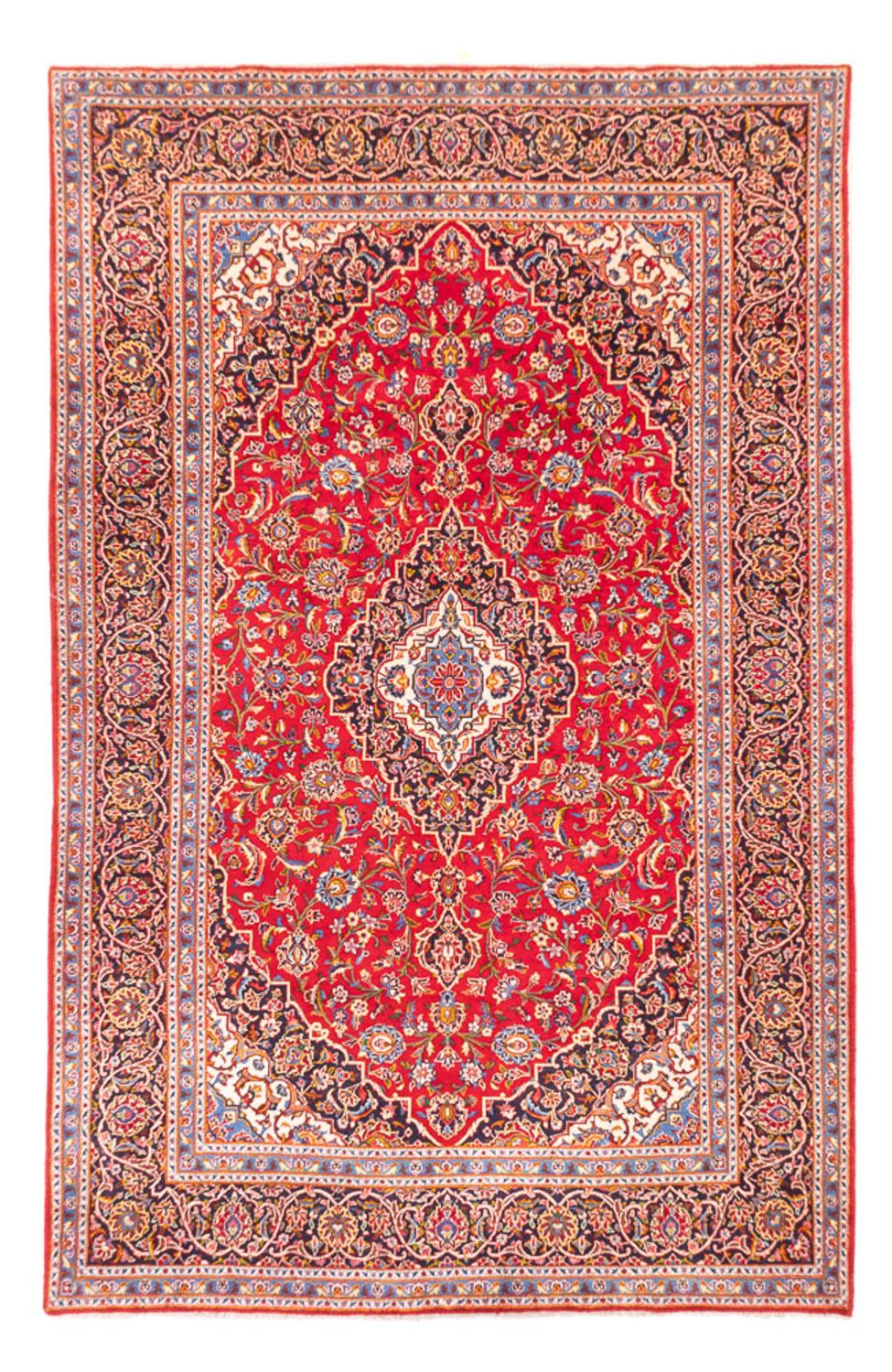Alfombra persa - Keshan - 380 x 242 cm - rojo