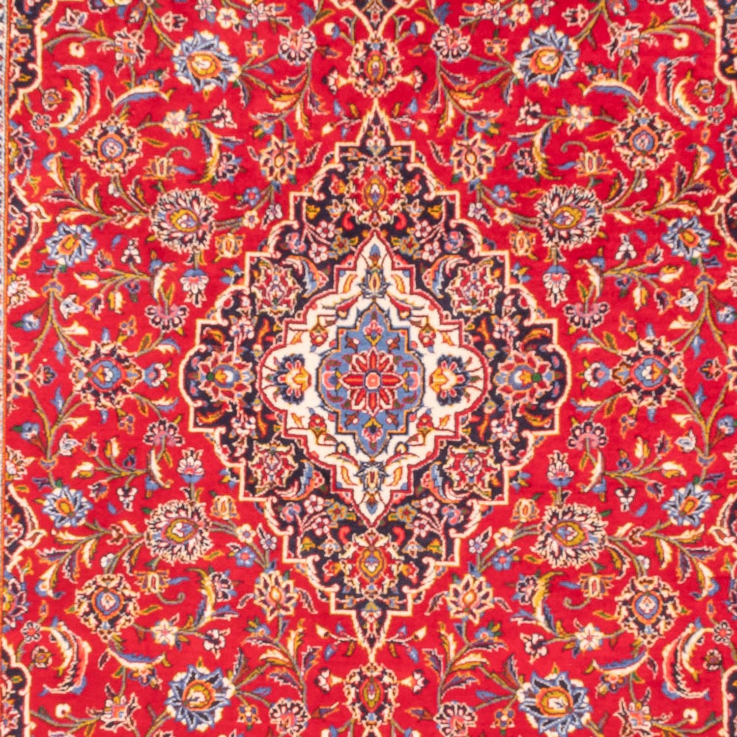 Alfombra persa - Keshan - 380 x 242 cm - rojo