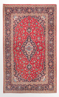 Alfombra persa - Keshan - 292 x 200 cm - rojo