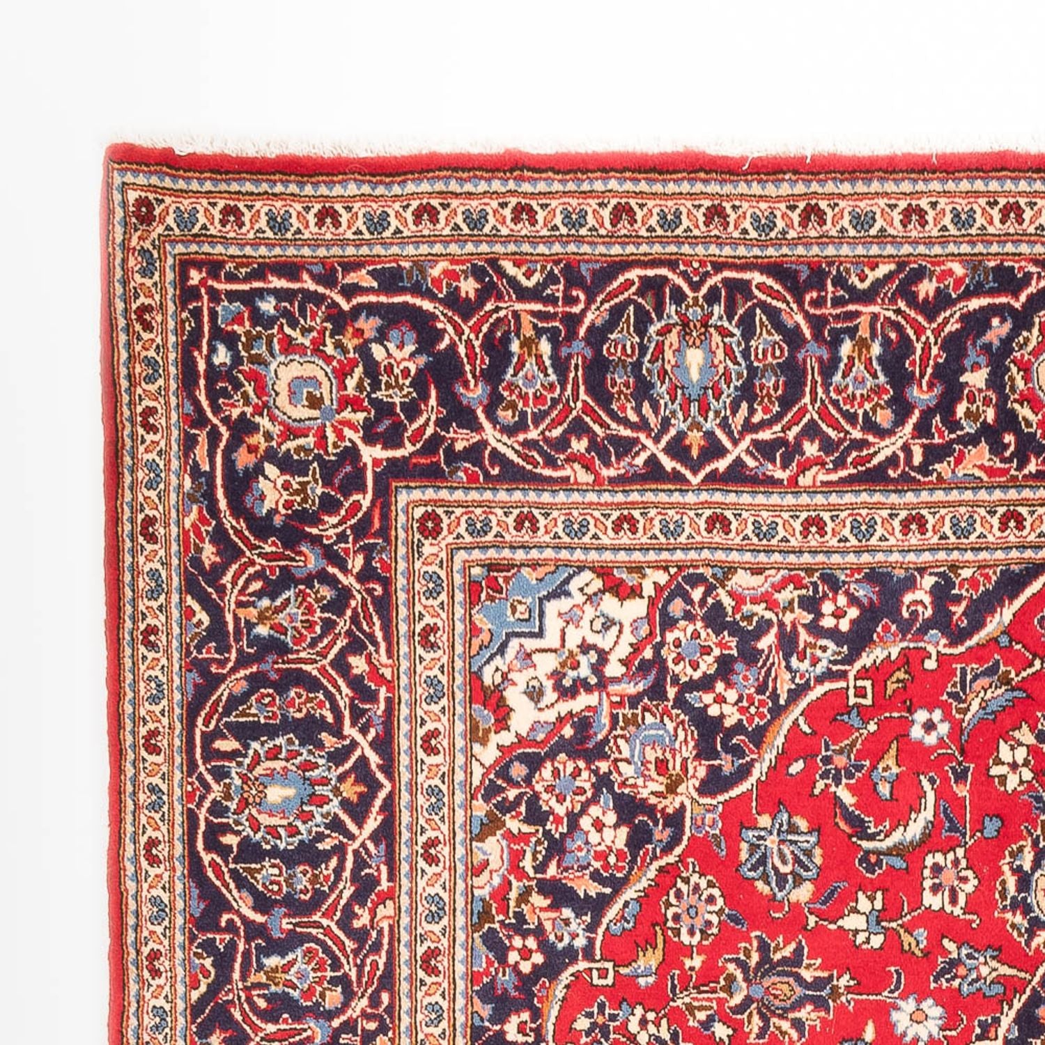 Alfombra persa - Keshan - 292 x 200 cm - rojo