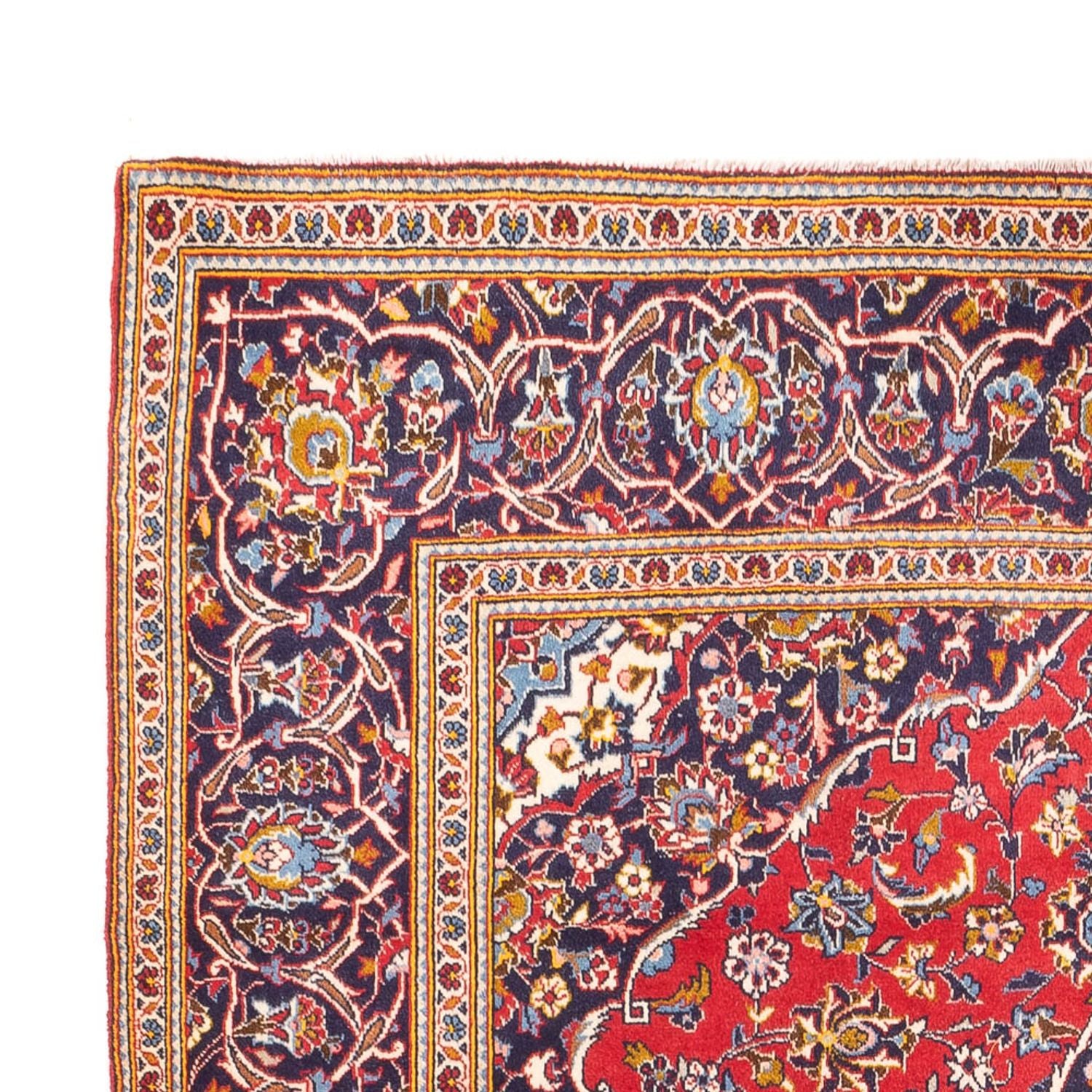 Alfombra persa - Keshan - 302 x 195 cm - rojo