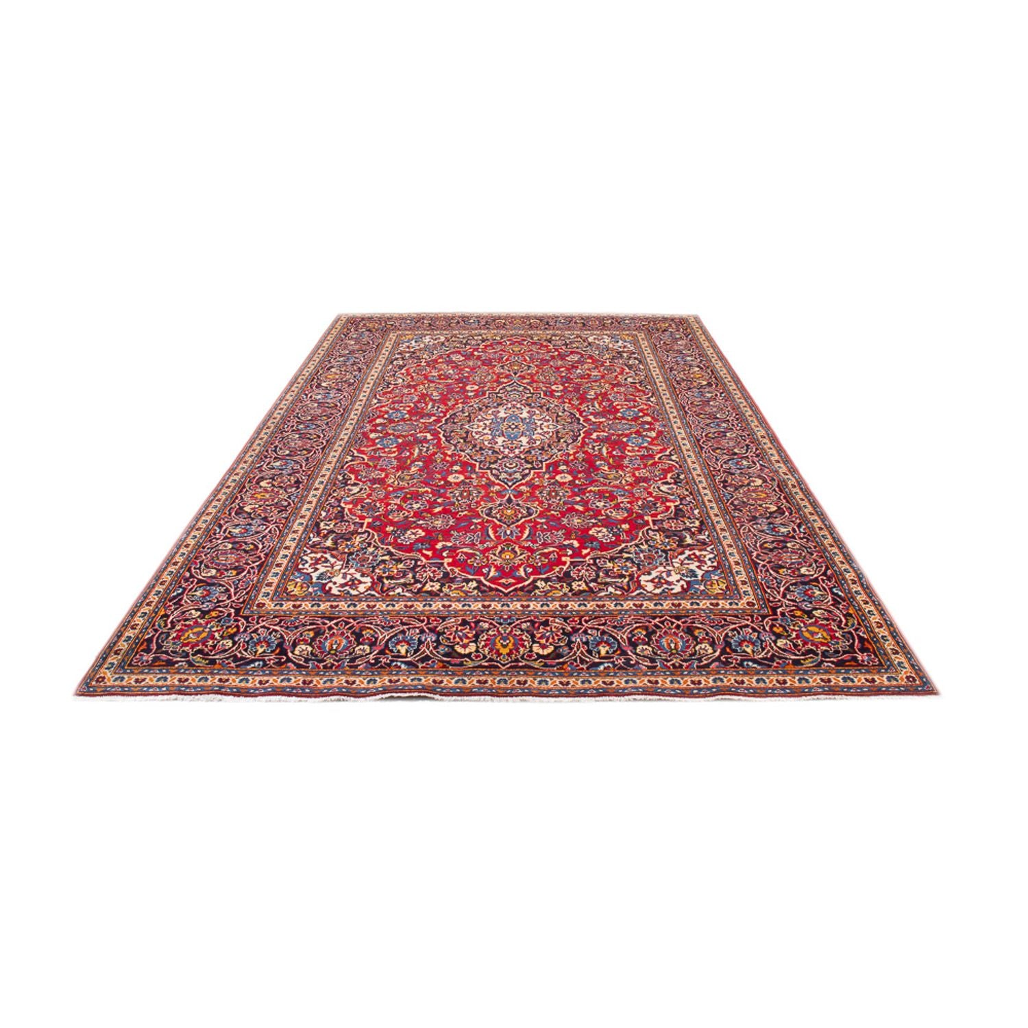 Alfombra persa - Keshan - 325 x 210 cm - rojo