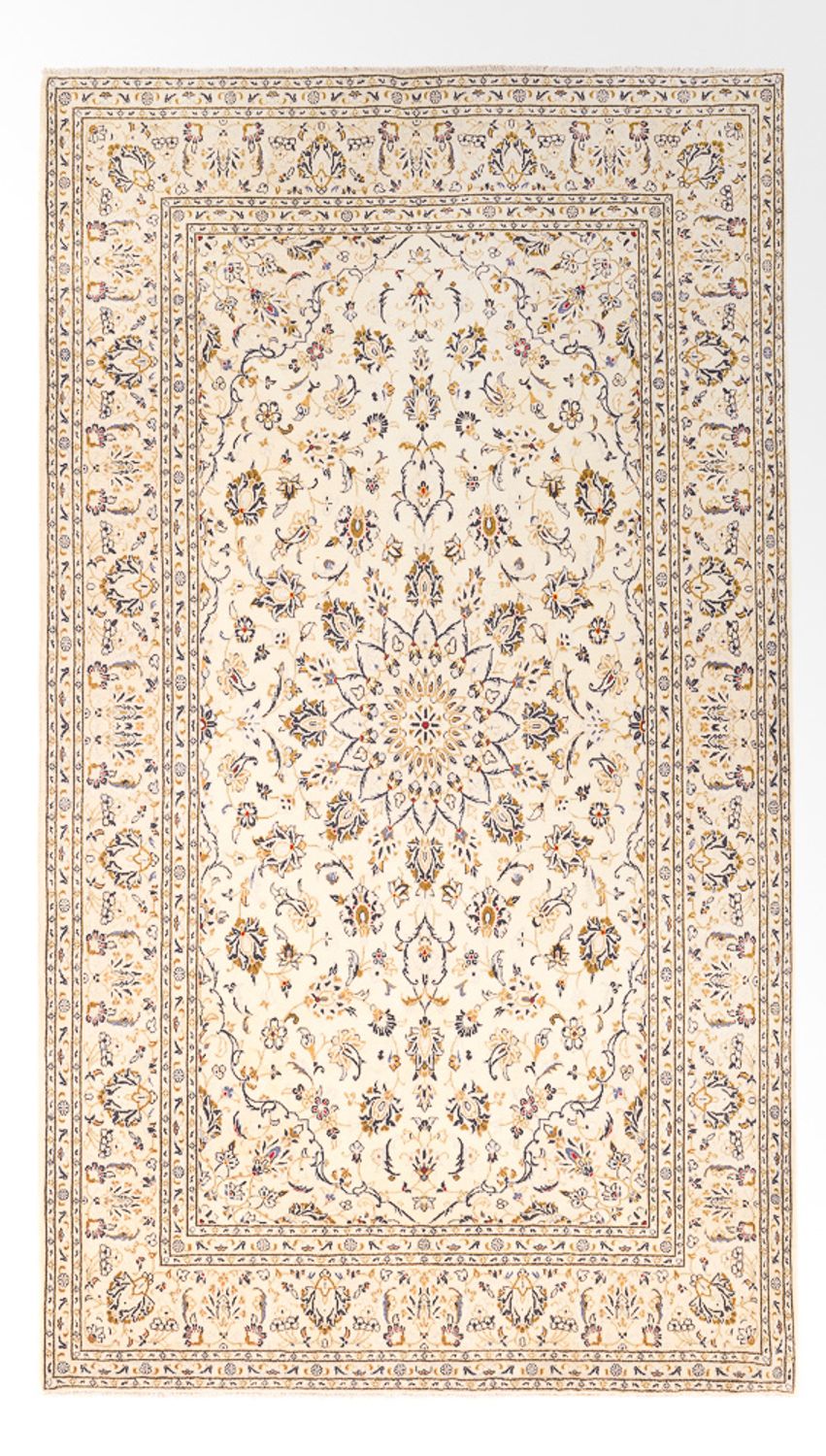 Alfombra persa - Keshan - 290 x 197 cm - crema