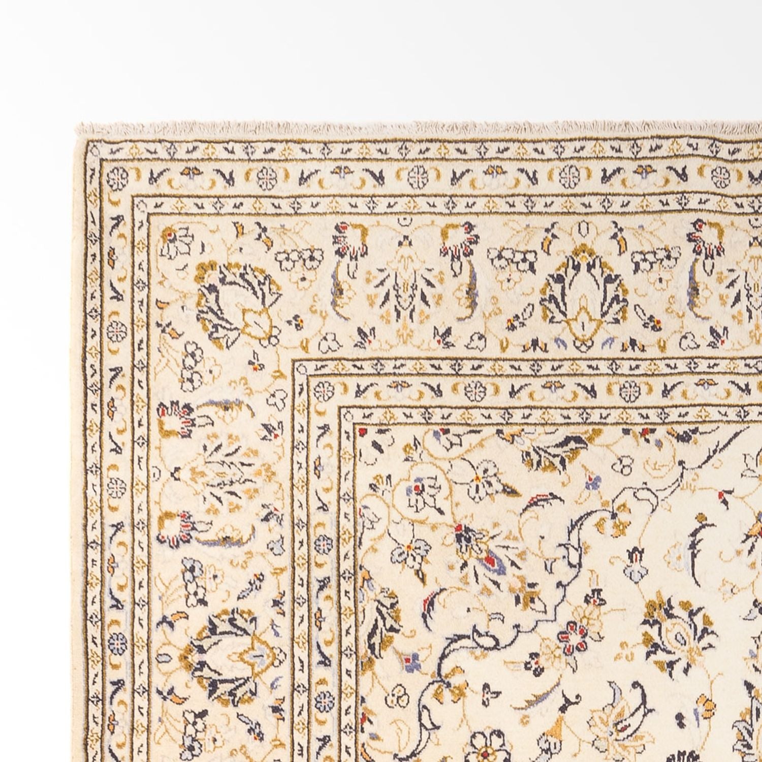 Alfombra persa - Keshan - 290 x 197 cm - crema