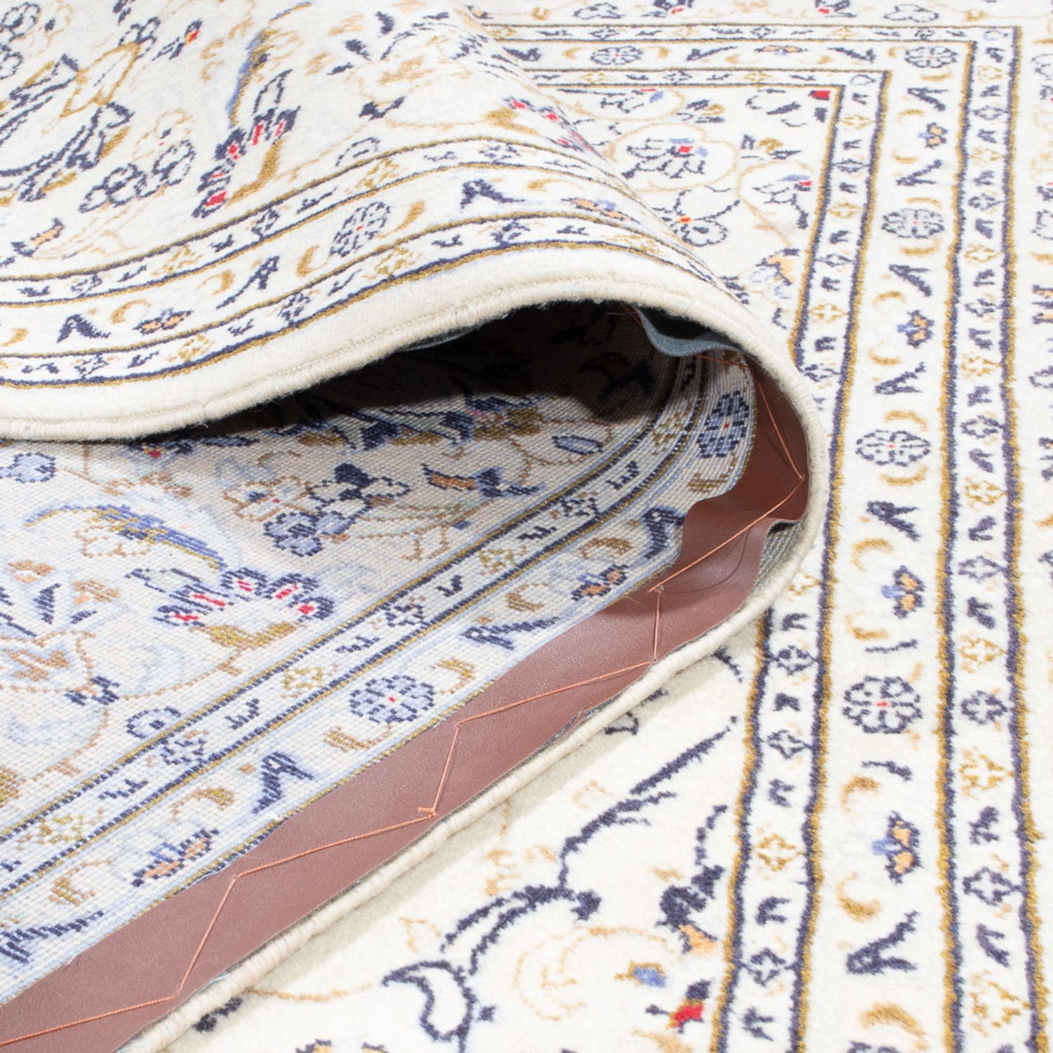 Alfombra persa - Keshan - 290 x 197 cm - crema