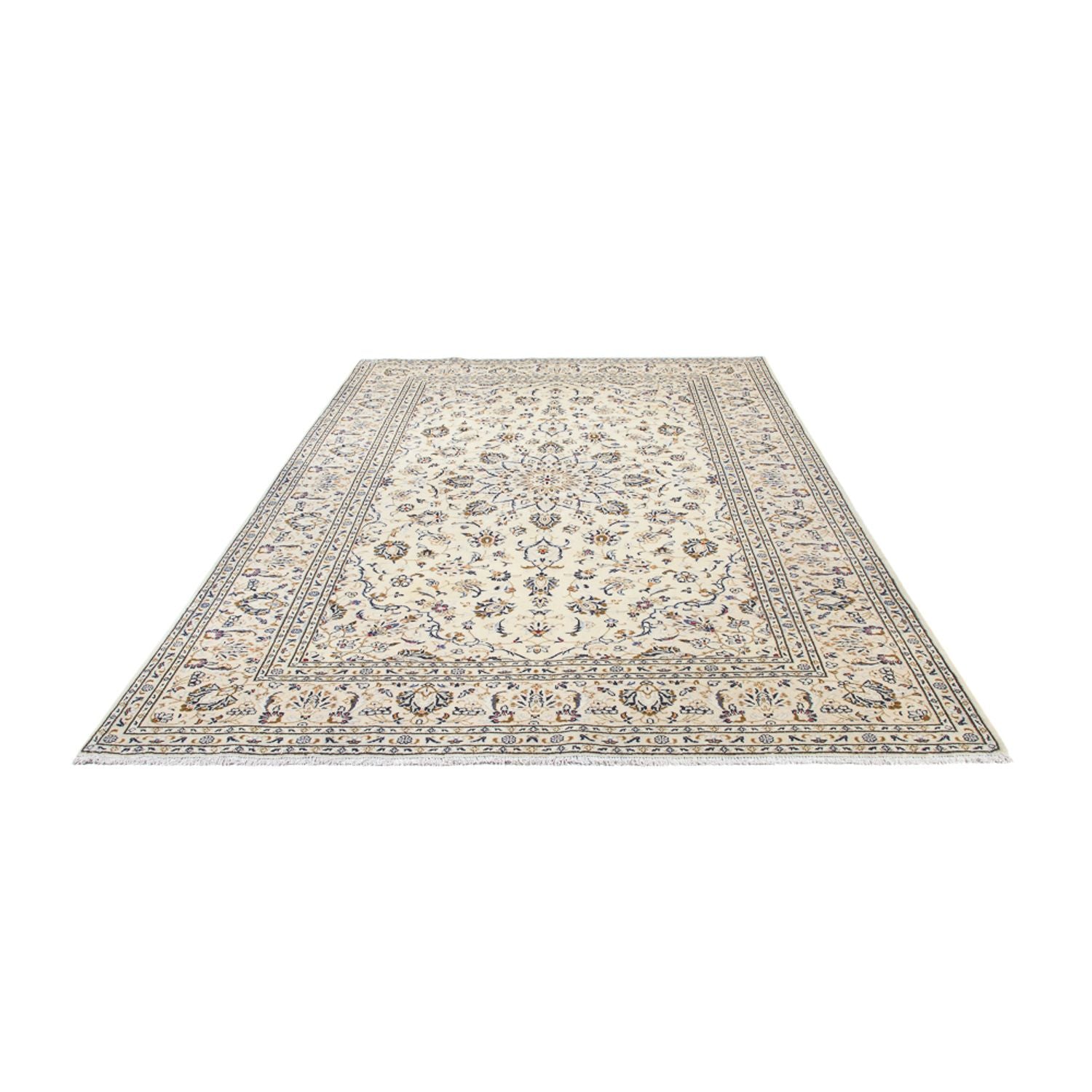 Alfombra persa - Keshan - 290 x 197 cm - crema