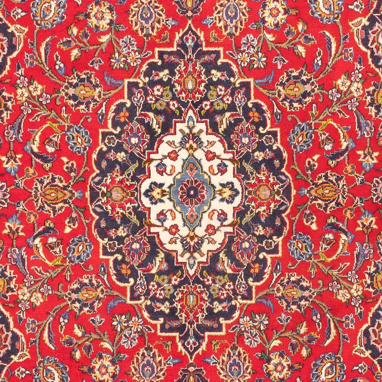 Alfombra persa - Keshan - 300 x 190 cm - rojo