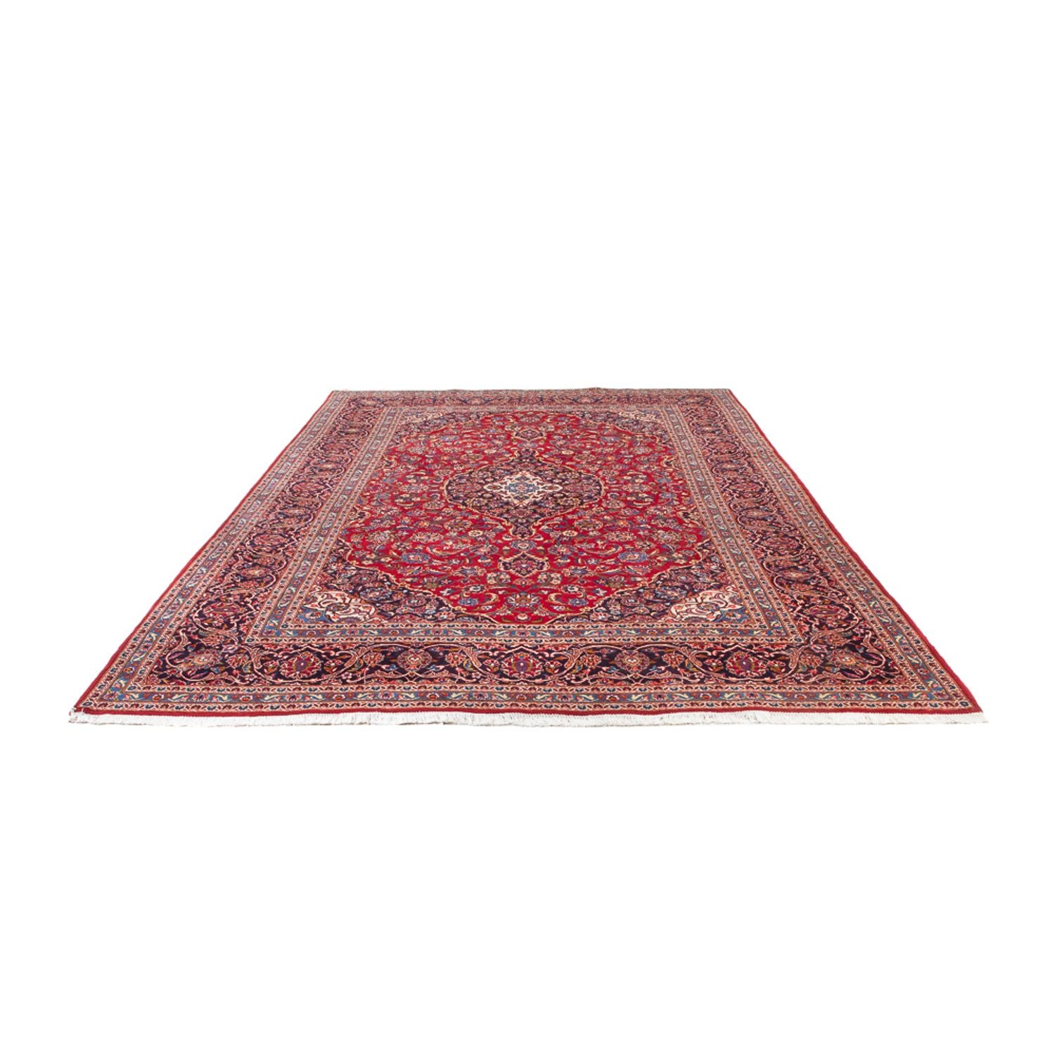 Alfombra persa - Keshan - 354 x 218 cm - rojo