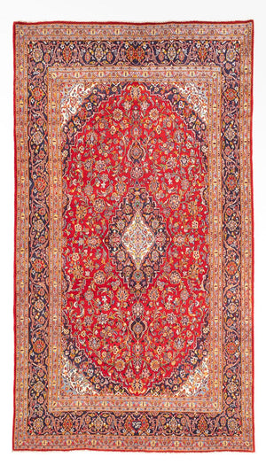 Alfombra persa - Keshan - 315 x 205 cm - rojo