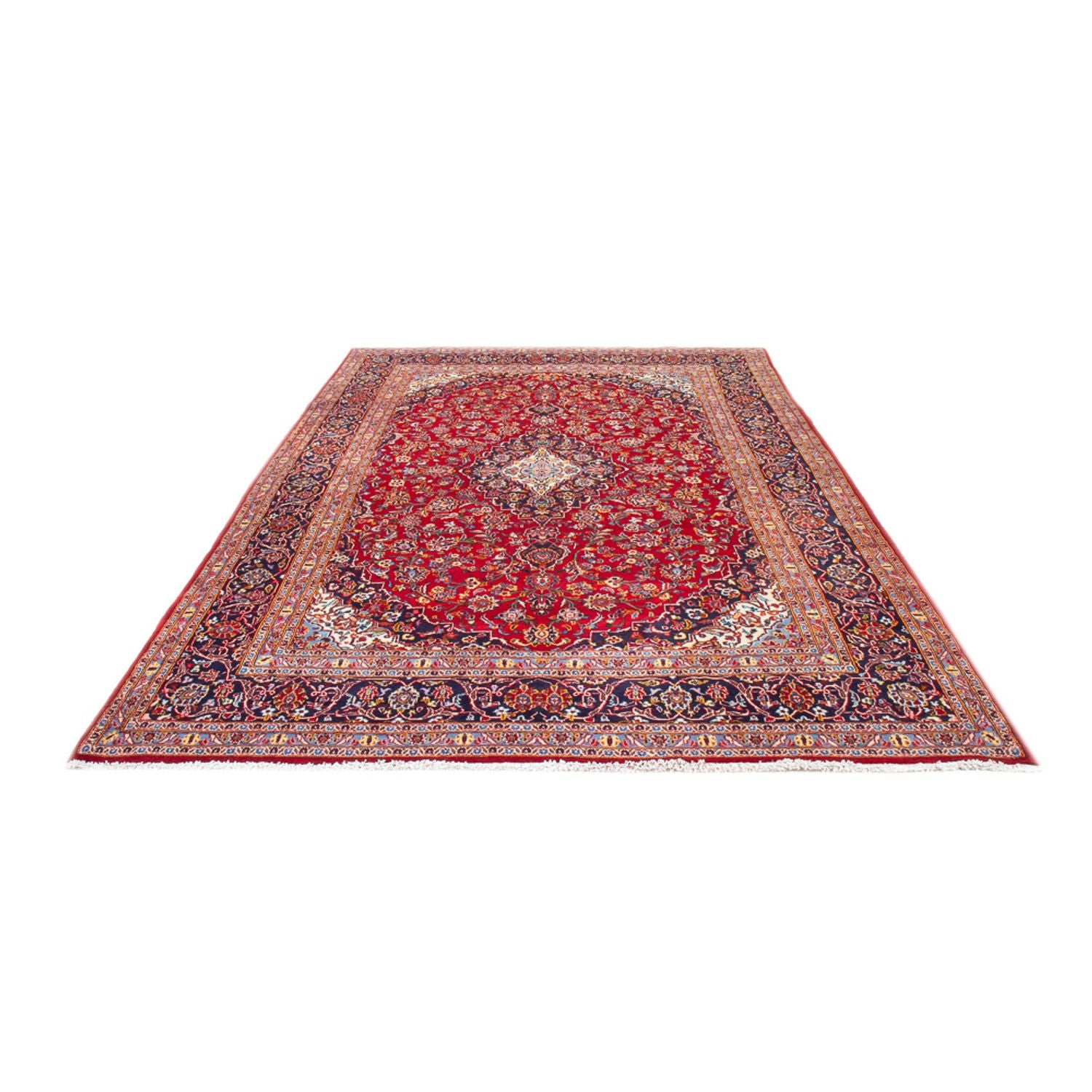 Alfombra persa - Keshan - 315 x 205 cm - rojo