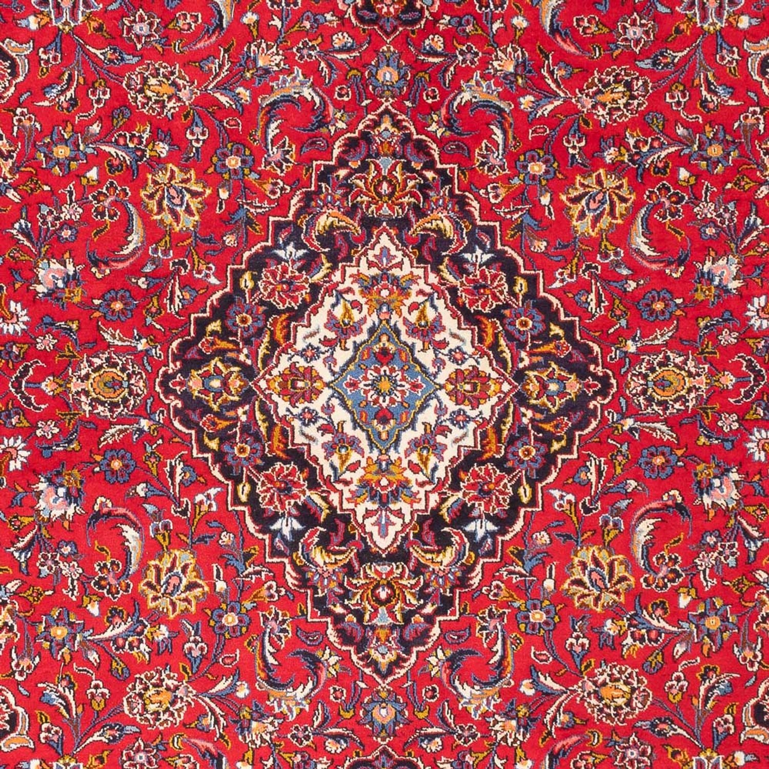 Alfombra persa - Keshan - 300 x 218 cm - rojo