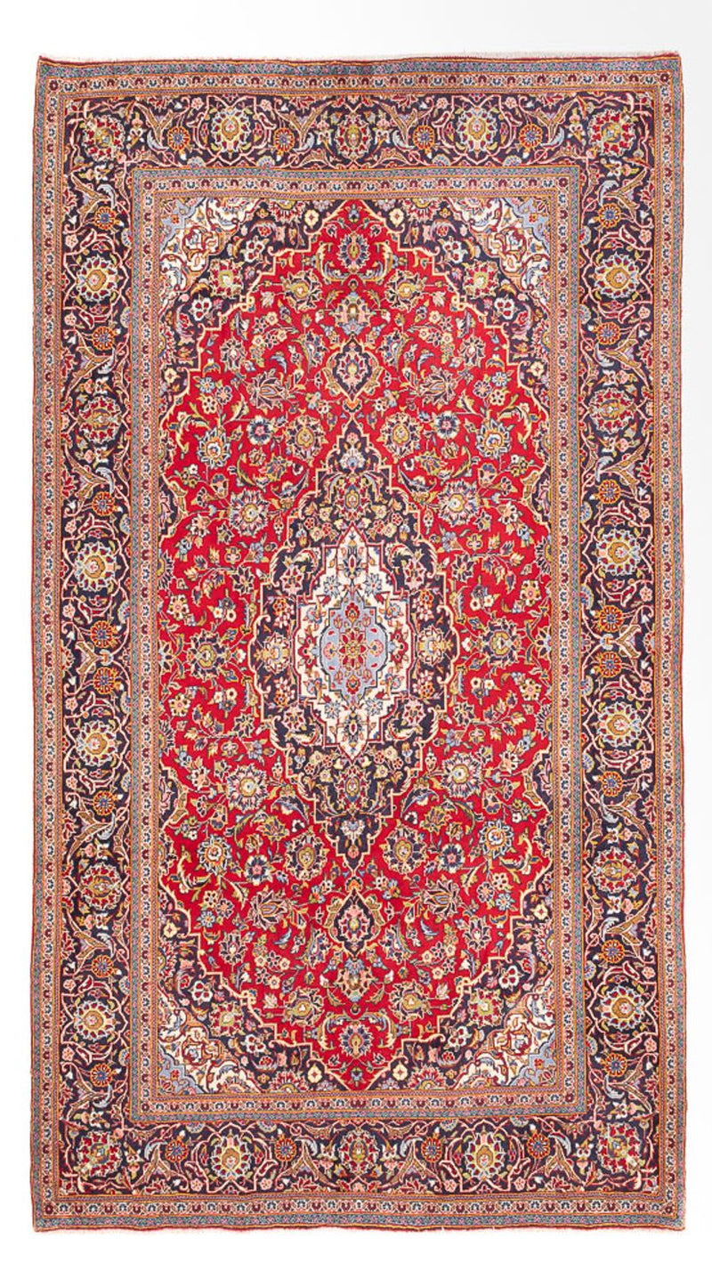 Alfombra persa - Keshan - 304 x 195 cm - rojo