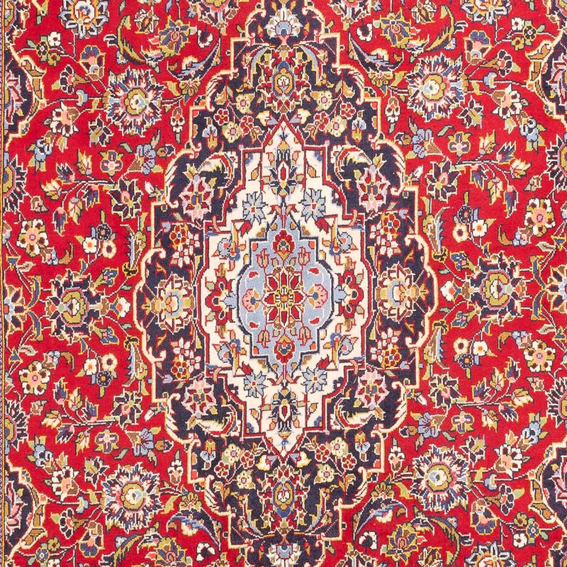 Alfombra persa - Keshan - 304 x 195 cm - rojo