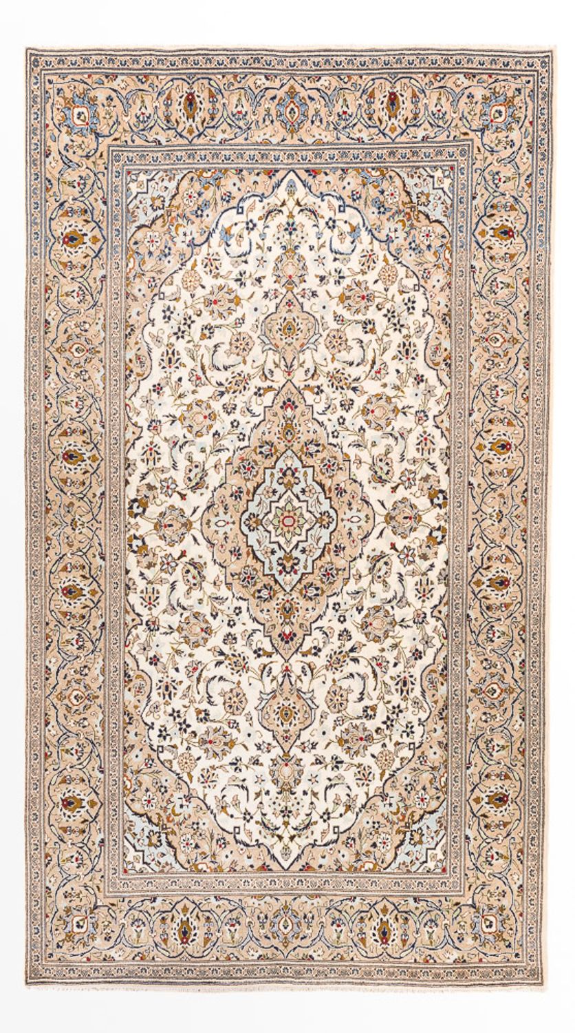 Alfombra persa - Keshan - 310 x 200 cm - crema