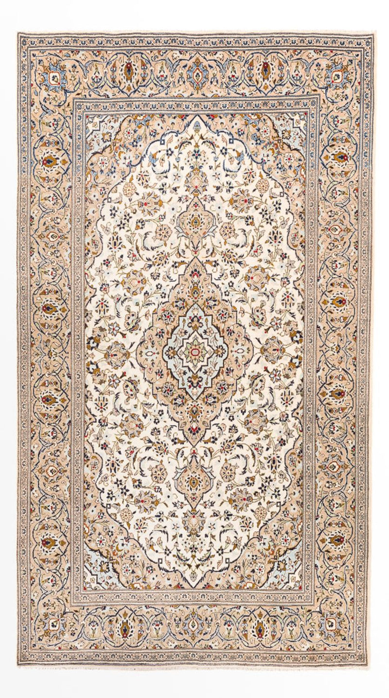 Alfombra persa - Keshan - 310 x 200 cm - crema