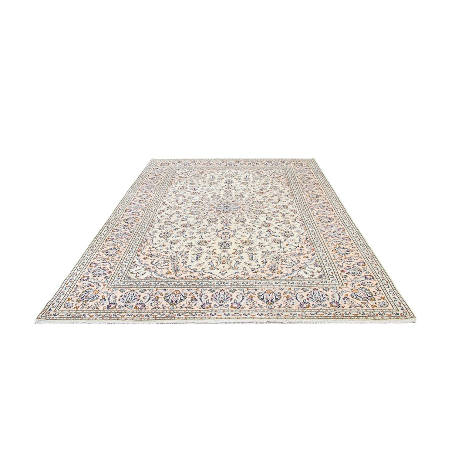 Alfombra persa - Keshan - 290 x 195 cm - beige