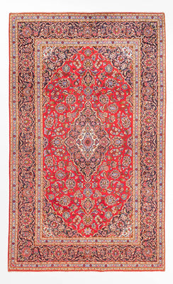 Alfombra persa - Keshan - 305 x 205 cm - rojo