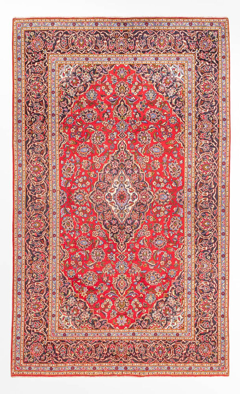 Alfombra persa - Keshan - 305 x 205 cm - rojo