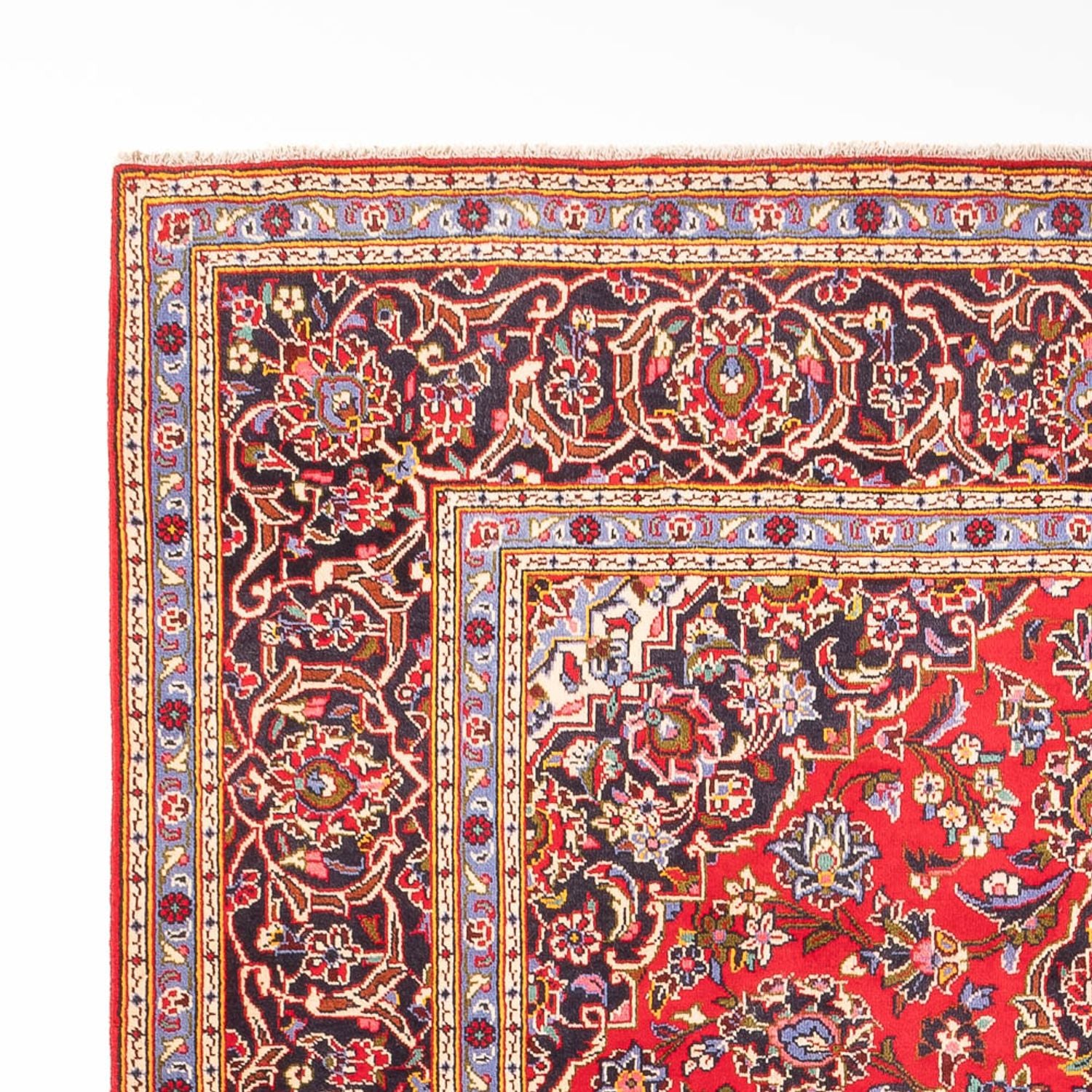 Alfombra persa - Keshan - 305 x 205 cm - rojo