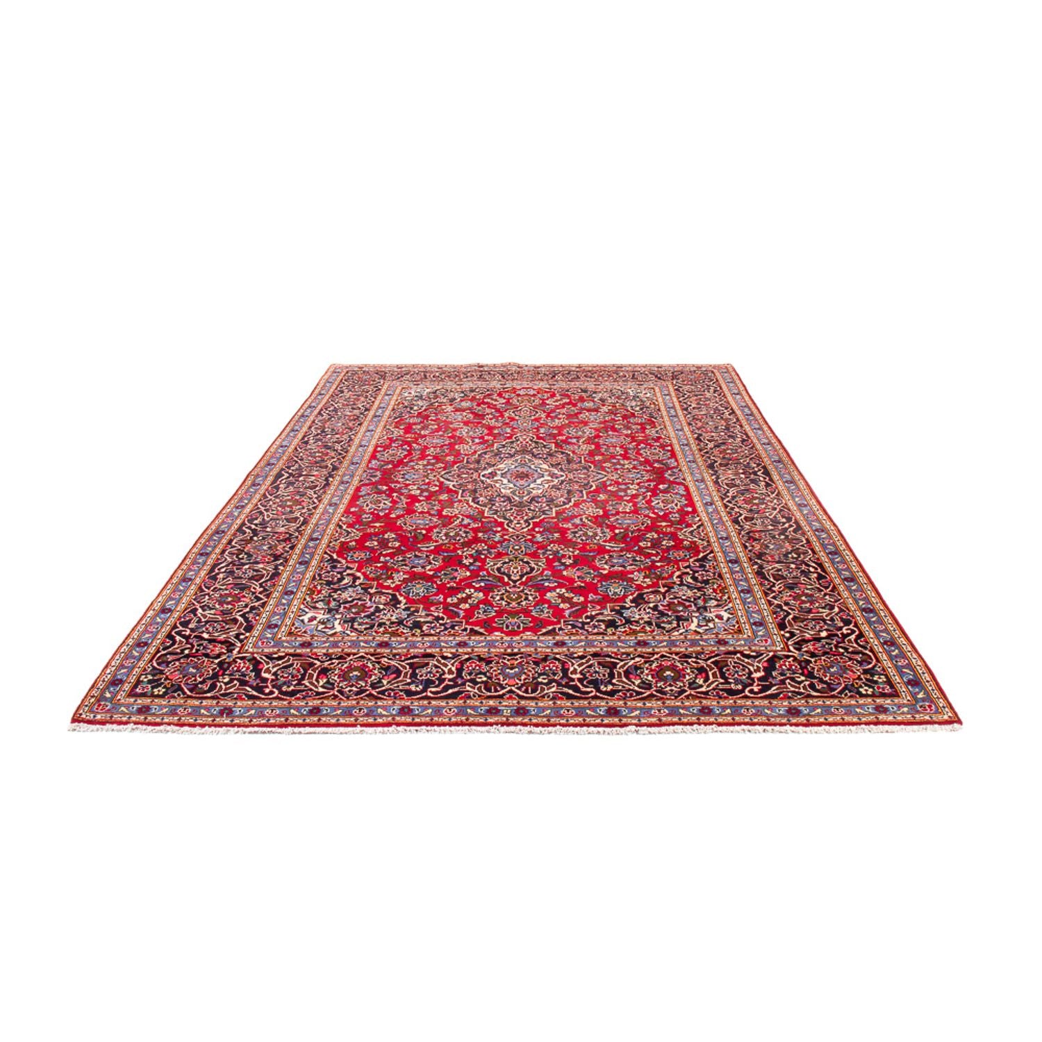 Alfombra persa - Keshan - 305 x 205 cm - rojo