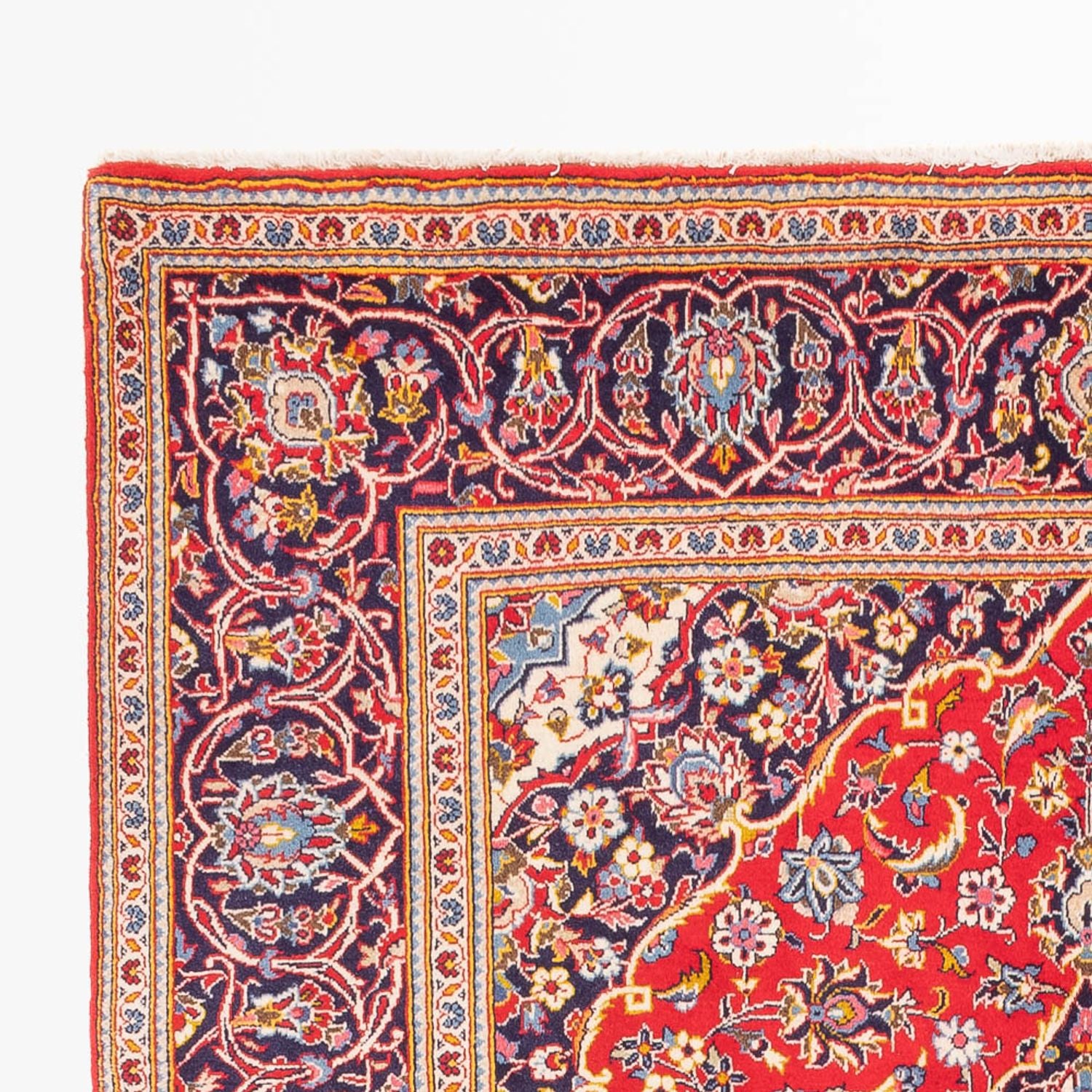 Alfombra persa - Keshan - 307 x 210 cm - rojo