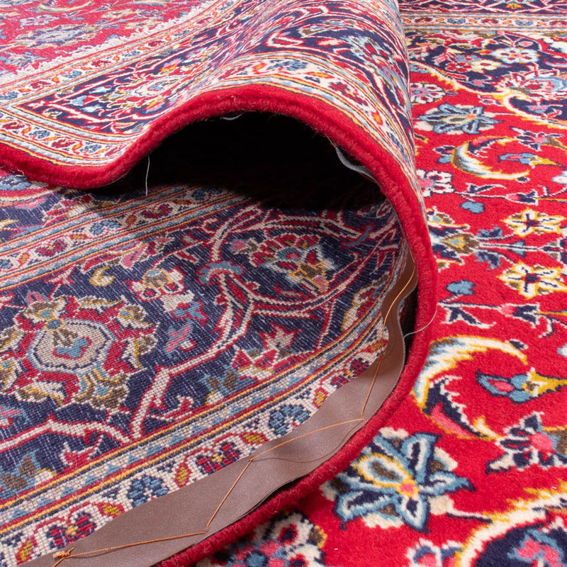 Alfombra persa - Keshan - 307 x 210 cm - rojo