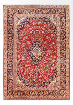 Alfombra persa - Keshan - 360 x 247 cm - rojo