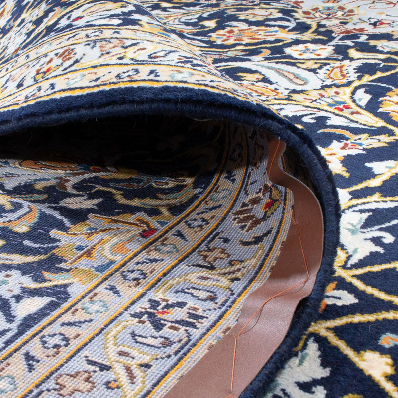 Alfombra persa - Keshan - 425 x 307 cm - azul oscuro