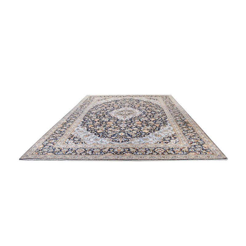 Alfombra persa - Keshan - 425 x 307 cm - azul oscuro