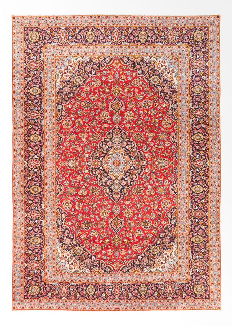 Alfombra persa - Keshan - 353 x 245 cm - rojo