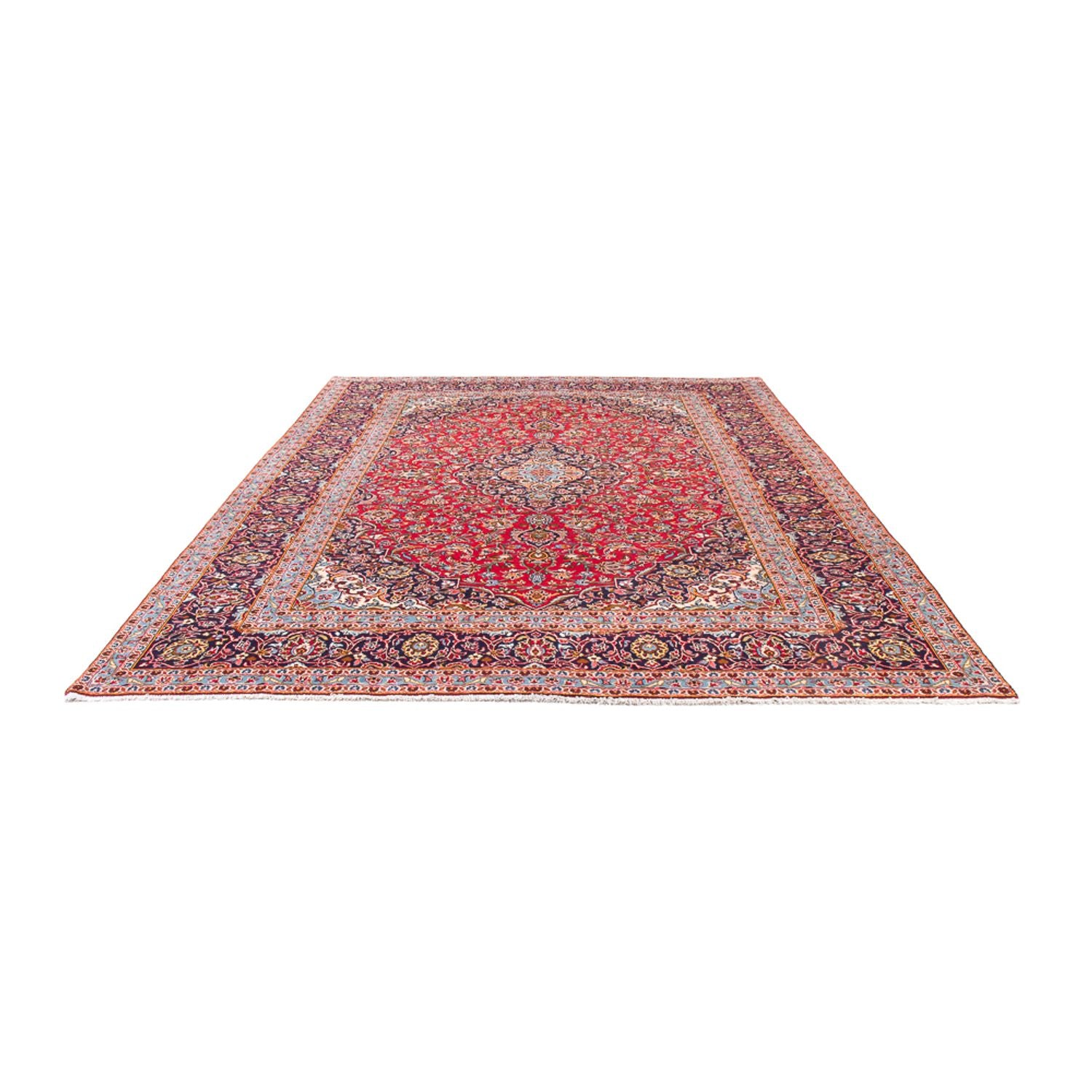 Alfombra persa - Keshan - 353 x 245 cm - rojo