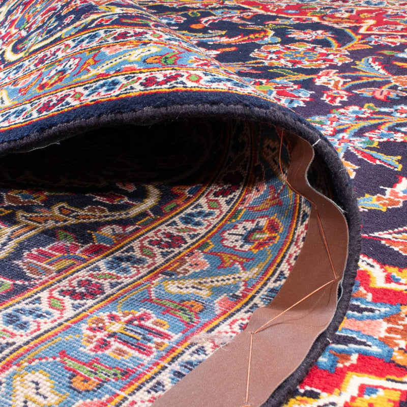 Alfombra persa - Keshan - 445 x 310 cm - azul oscuro