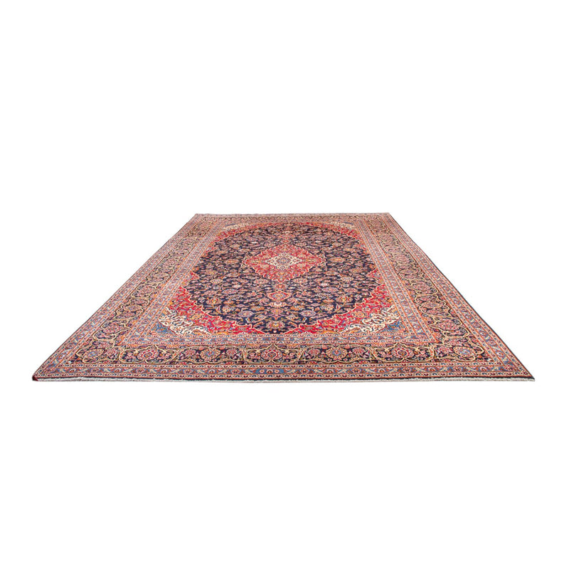 Alfombra persa - Keshan - 445 x 310 cm - azul oscuro