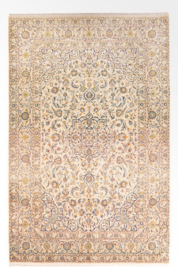 Alfombra persa - Keshan - 345 x 220 cm - beige