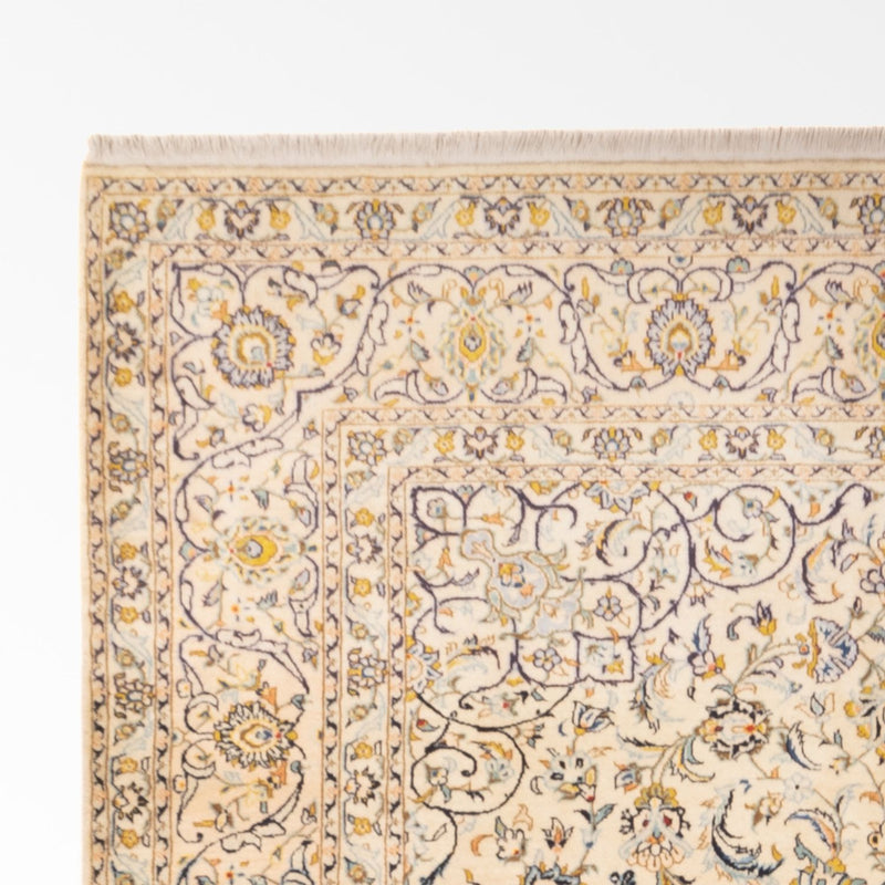 Alfombra persa - Keshan - 345 x 220 cm - beige
